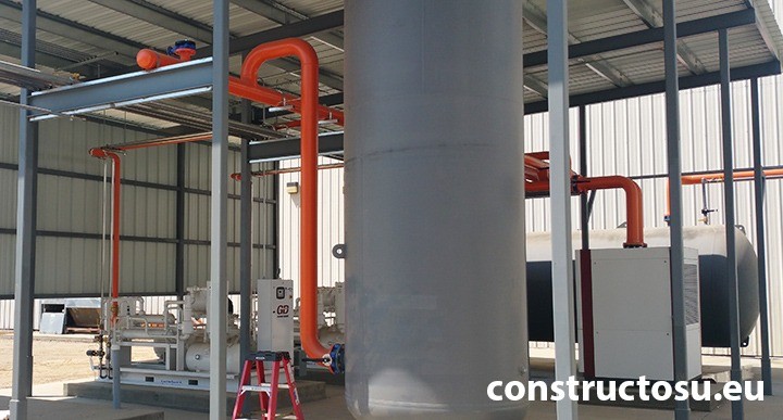 Țeavă metalică linie aer comprimat