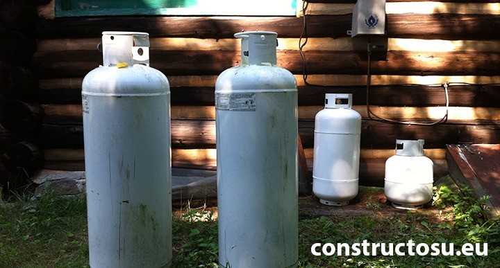 Butelie sau vas sub presiune utilizat pentru stocarea propanului