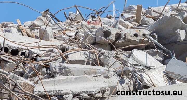 Demolări clădire beton armat