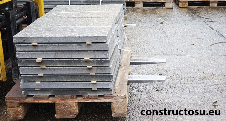 Prefabricate din beton armat pe palet de lemn