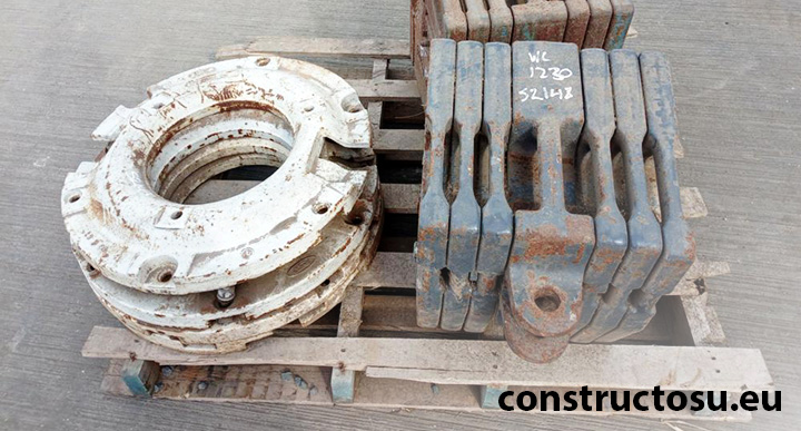 Contragreutăți frontale și axiale pentru tractor agricol